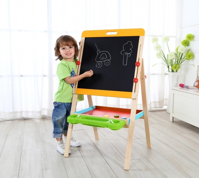 Tooky Toy Double Sided Wooden Easel