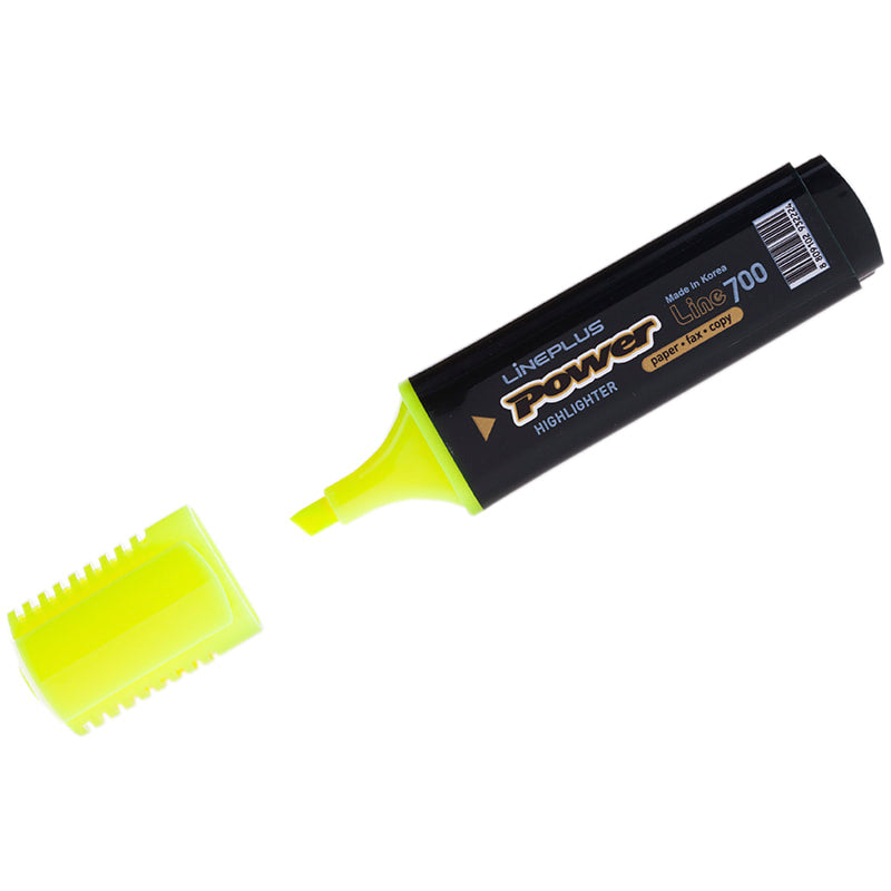 Power Highlighter Line Plus Pen Yellow