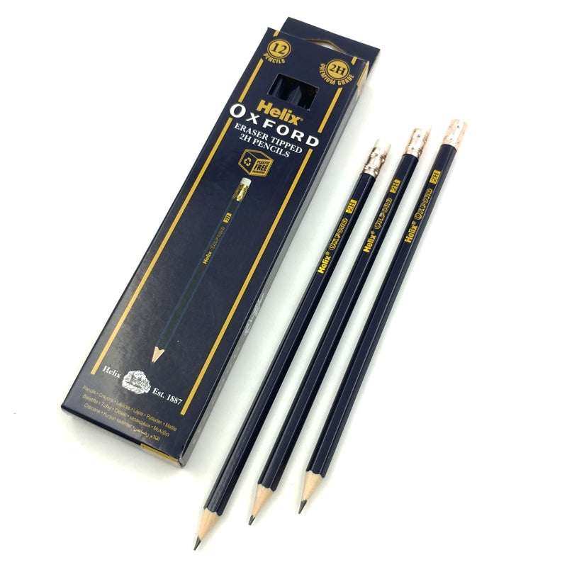 Box of 12 2H Oxford Helix Pencils