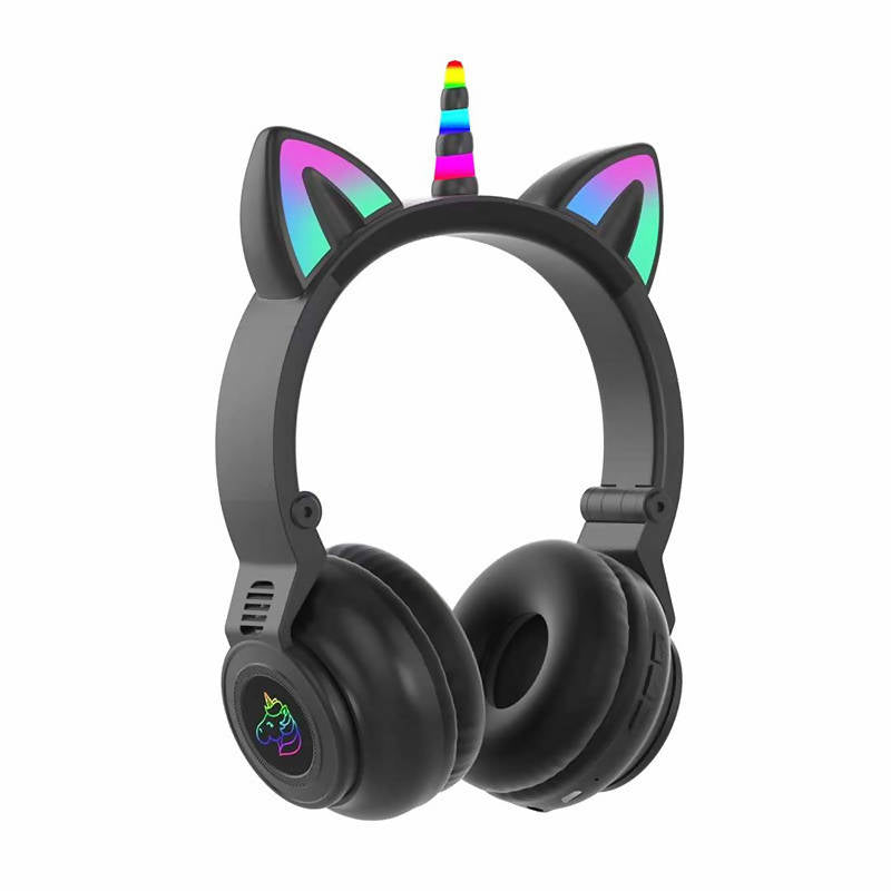 Unicorn Headset Wireless Headphone With Microphone Black