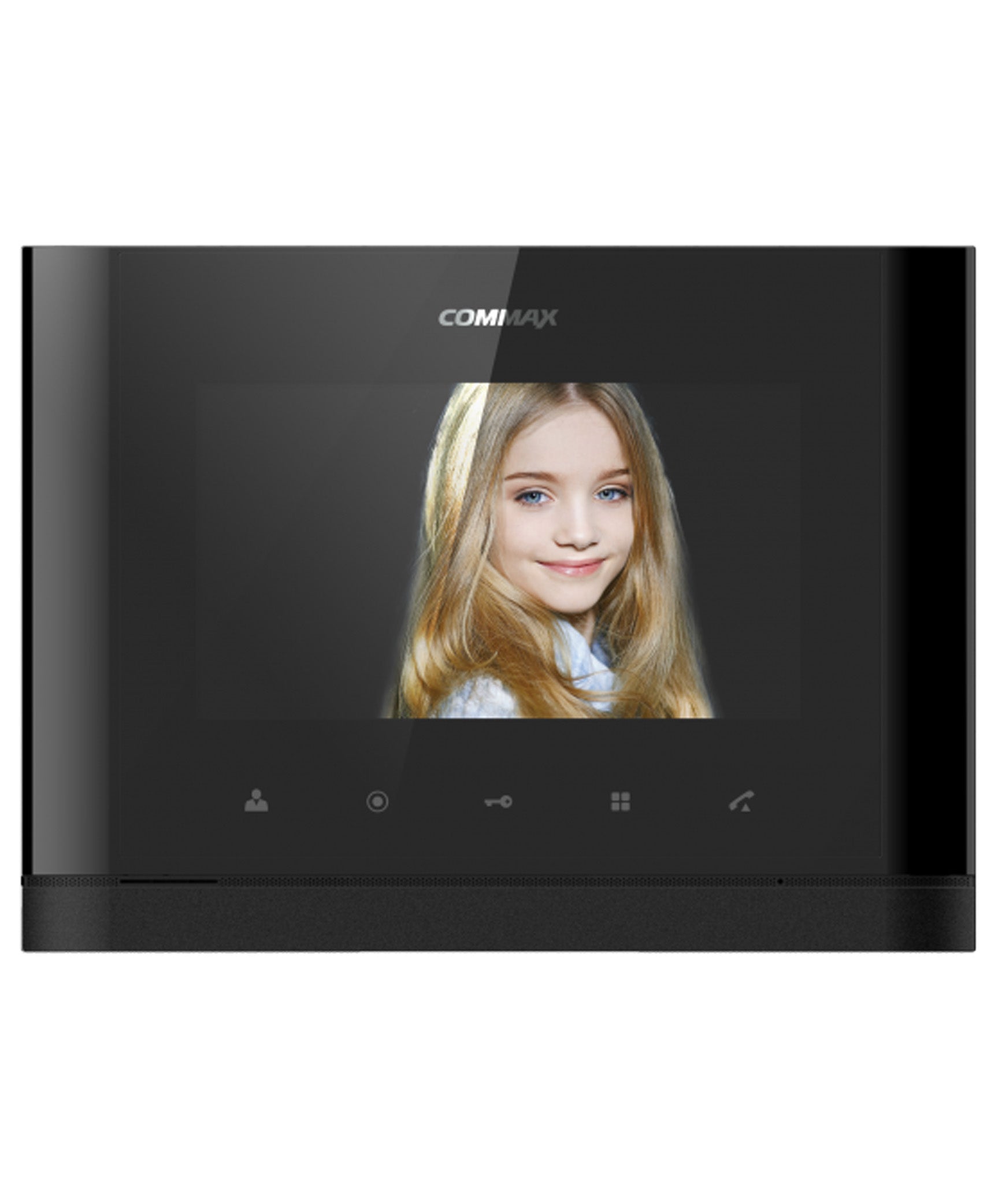 Commax Fine View 7 Handsfree Video Monitor Black | Best Video Monitor in Bahrain | Halabh.com