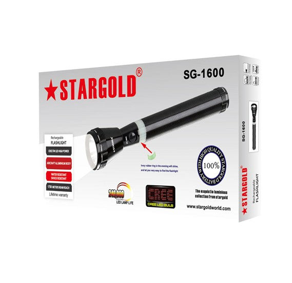 Stargold Rechargeable LED Flashlight