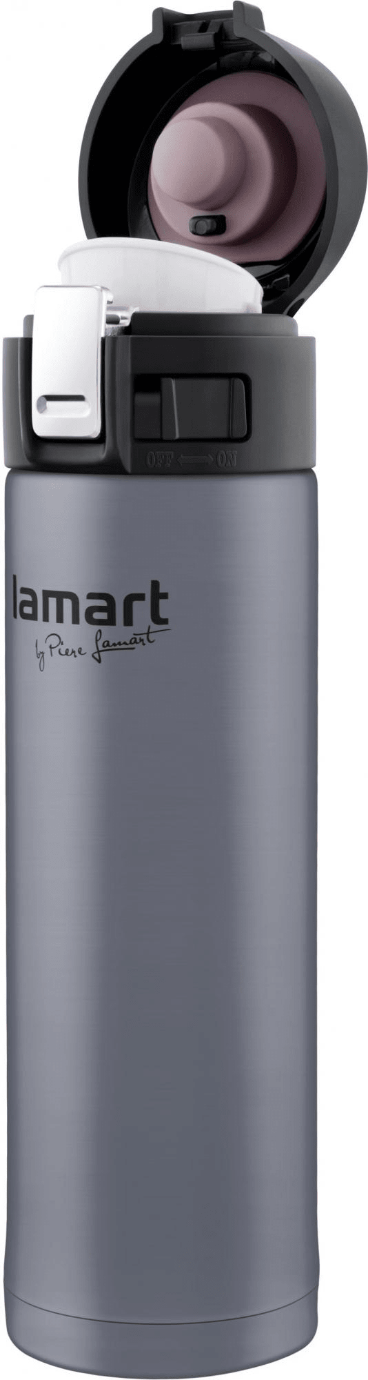 Shop Lamart Vacuum Flask Branche Grey | Perfect Flask | Halabh