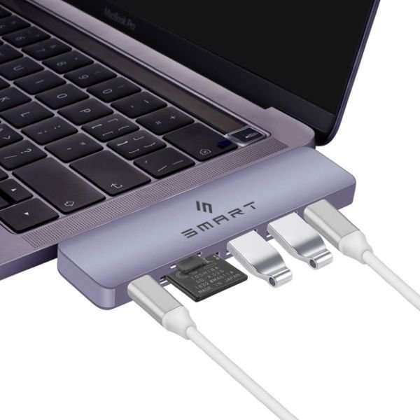 Smart SMHBC7TB Premium 7 in 1 Thunderbolt USB C Hub