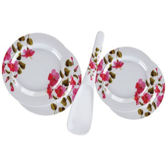 Shop Flamingo 5Pcs Melamine Ware Set | Best Combo Set | Halabh