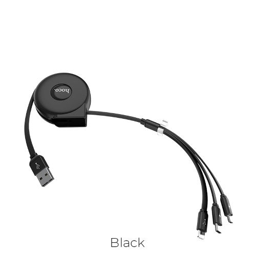 Hoco Cable 3 In 1 Black