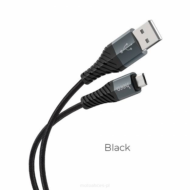 Hoco Kabel Usb  Micro Cool X38 1 Metr Czarny