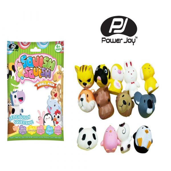 Power Joy Squish Animal Small Pack Woc