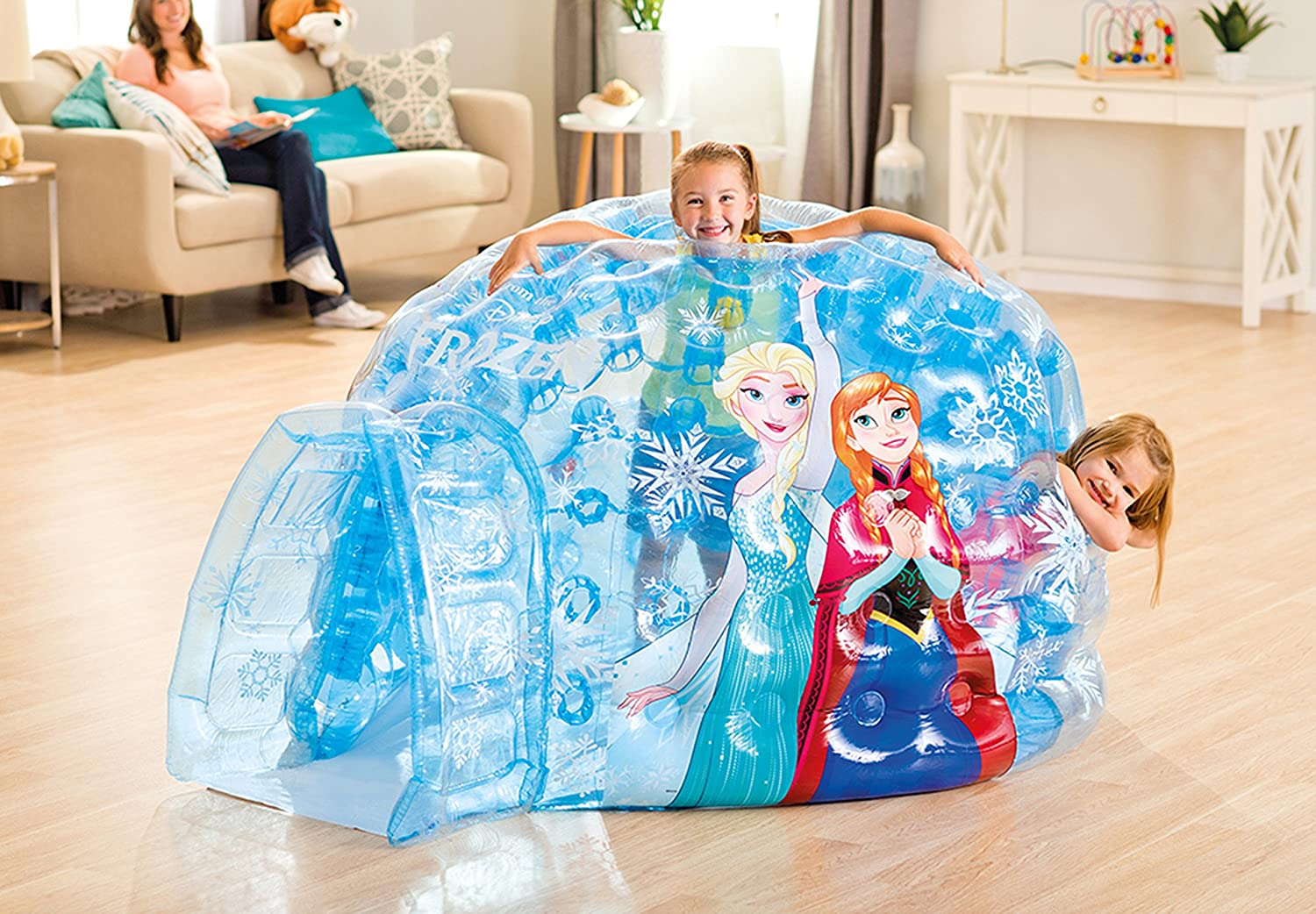 Intex Igloo Frozen Inflatable Ball Pit Baby Blue