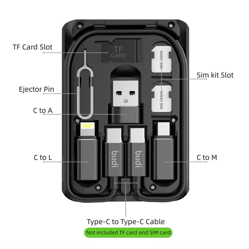 Budi Multi Functional Box Black