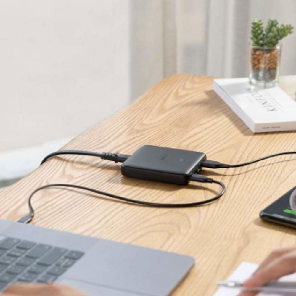 Anker Powerport Atom 4 Port 65w Slim  Black