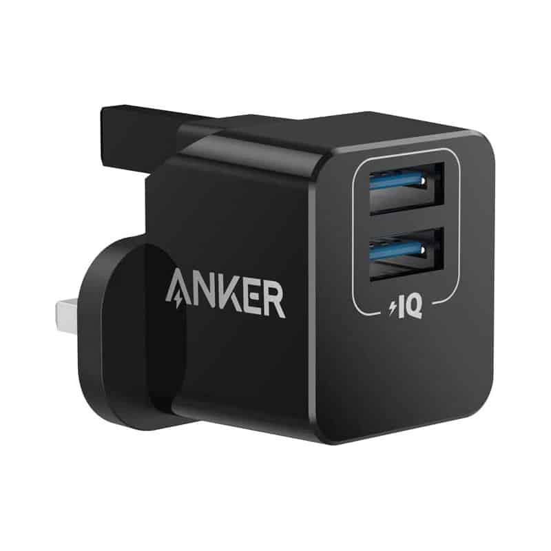 Anker PowerPort mini Dual Port USB Charger Black