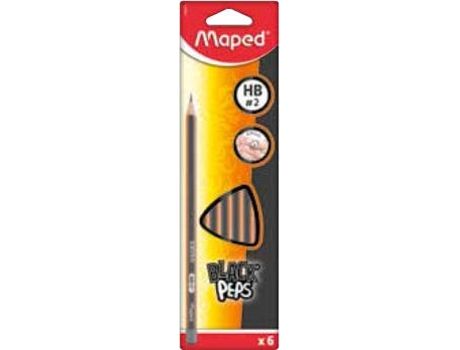 Maped Black Peps 6x HB Pencil Bls MD-850031