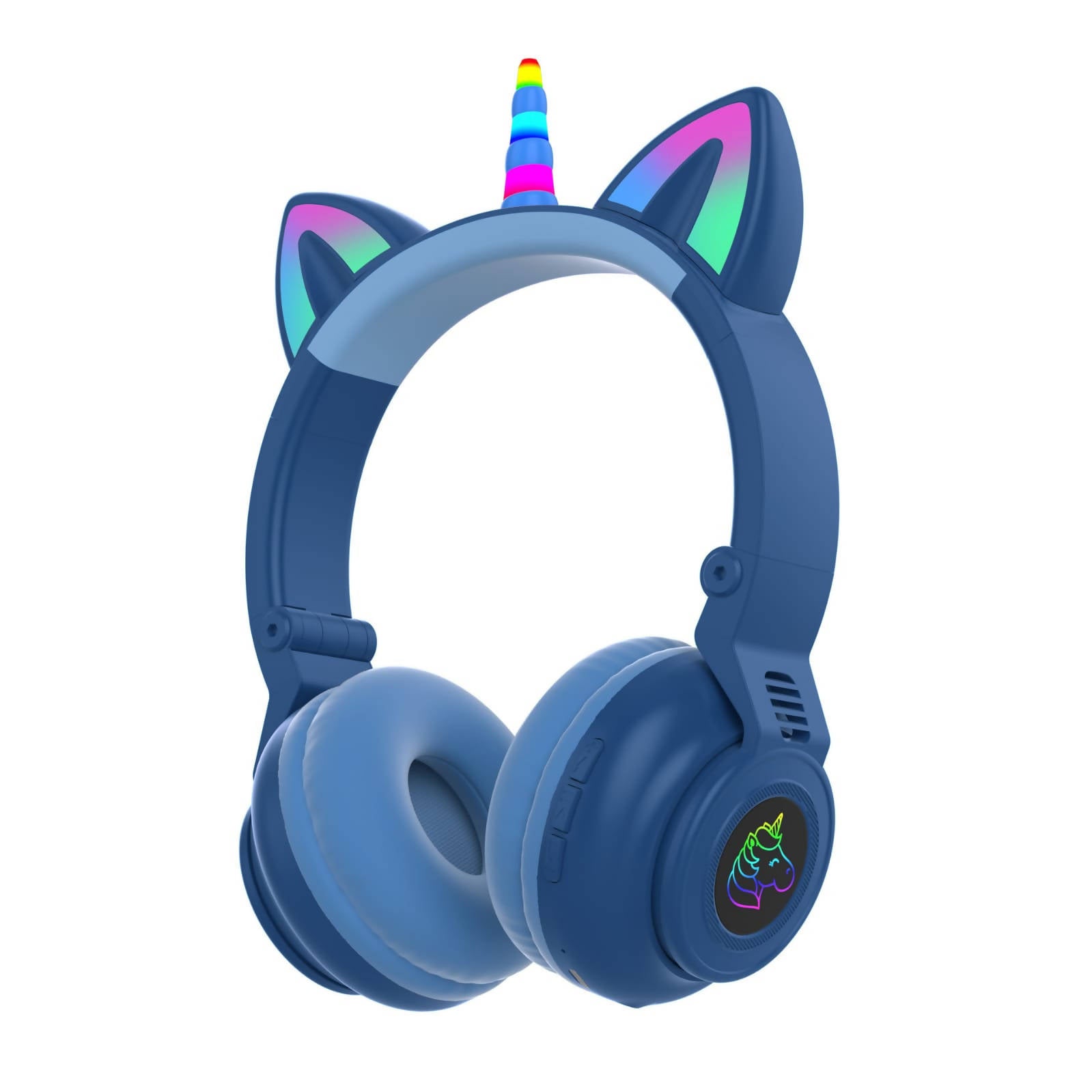 Unicorn Headset Wireless Headphone With Microphone Blue