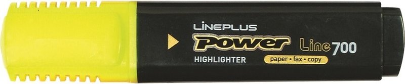 Power Highlighter Line Plus Pen Yellow