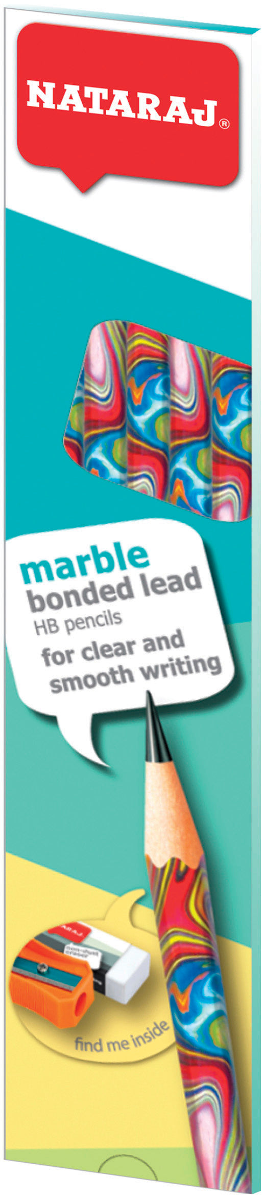 Nataraj Marble Lead Pen 12 Pieces