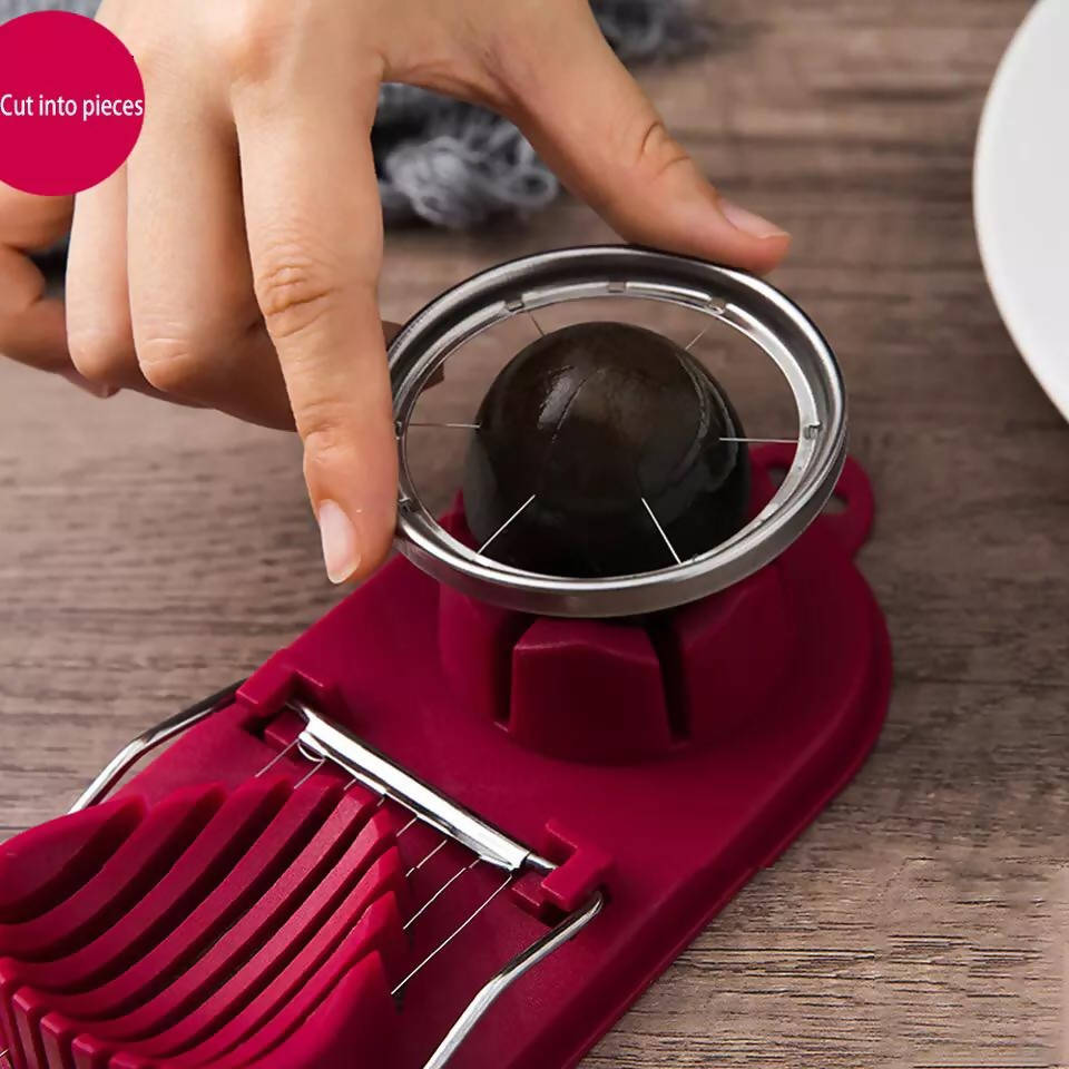 Multifunctional Egg Cutter Stainless Steel