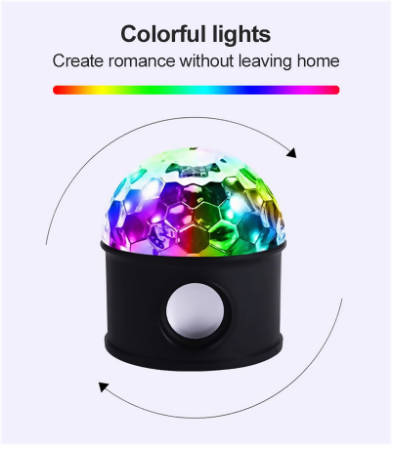 Bluetooth Music Light Rechargeable Smart Colorful Crystal Magic Ball Light |  in Bahrain | Halabh