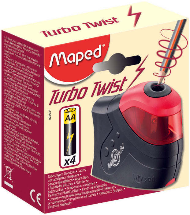 Maped Turbo Twist 1 Hole Battery Powered Sharpener