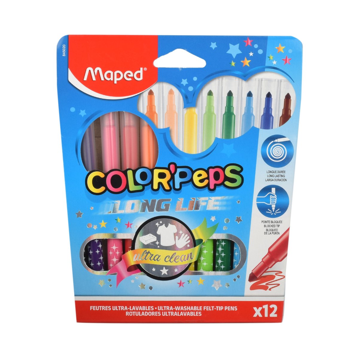 Maped Color Peps 12 Felt Pouch