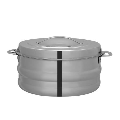 Royalford  Galaxy Double Wall Stainless Steel Hot Pot Silver