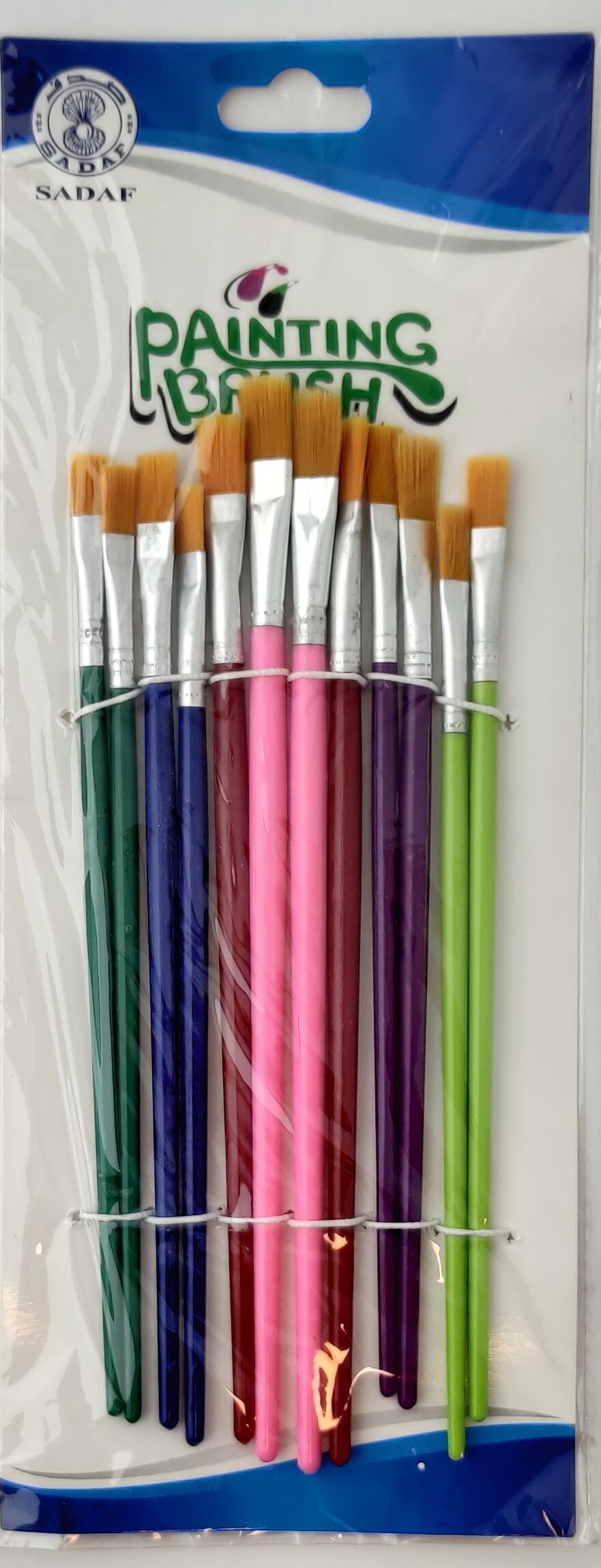 Sadaf Painting Brush12 Pcs In Multi Colors