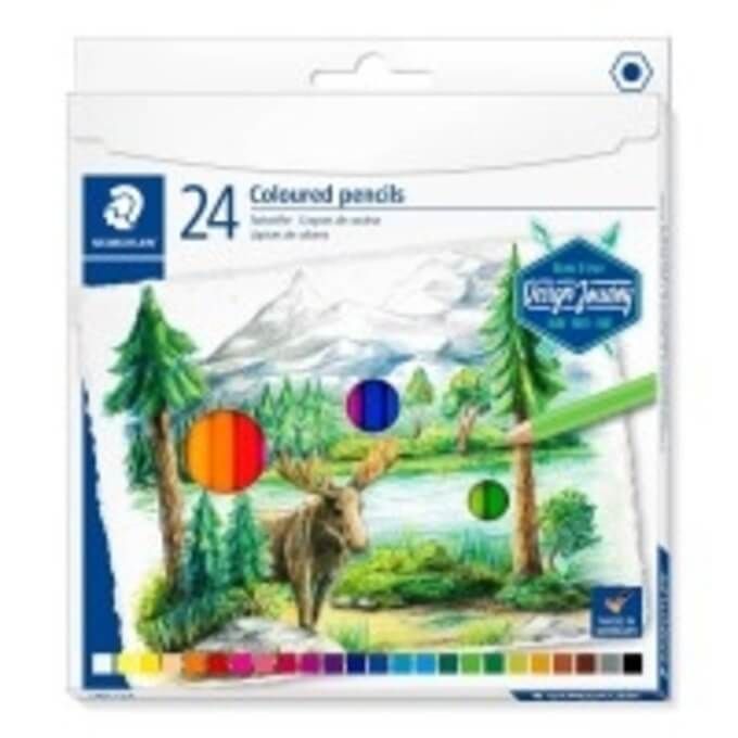 STAEDLER Coloured pencils permanent set 24col ST-146C-C24