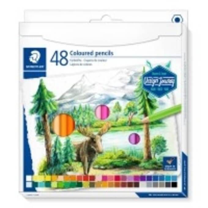 Staedler Coloured Pencils Permanent set 48col ST-146C-C48