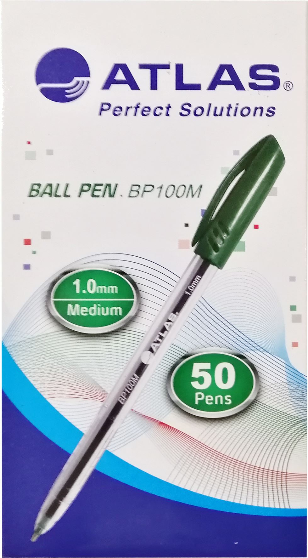 Atlas Fine 1.0mm BallPoint Pen Green