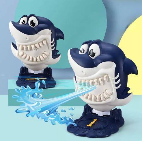 Water spray shark whole person game decompression funny artifact parent-child interaction team prank sand sculpture toy