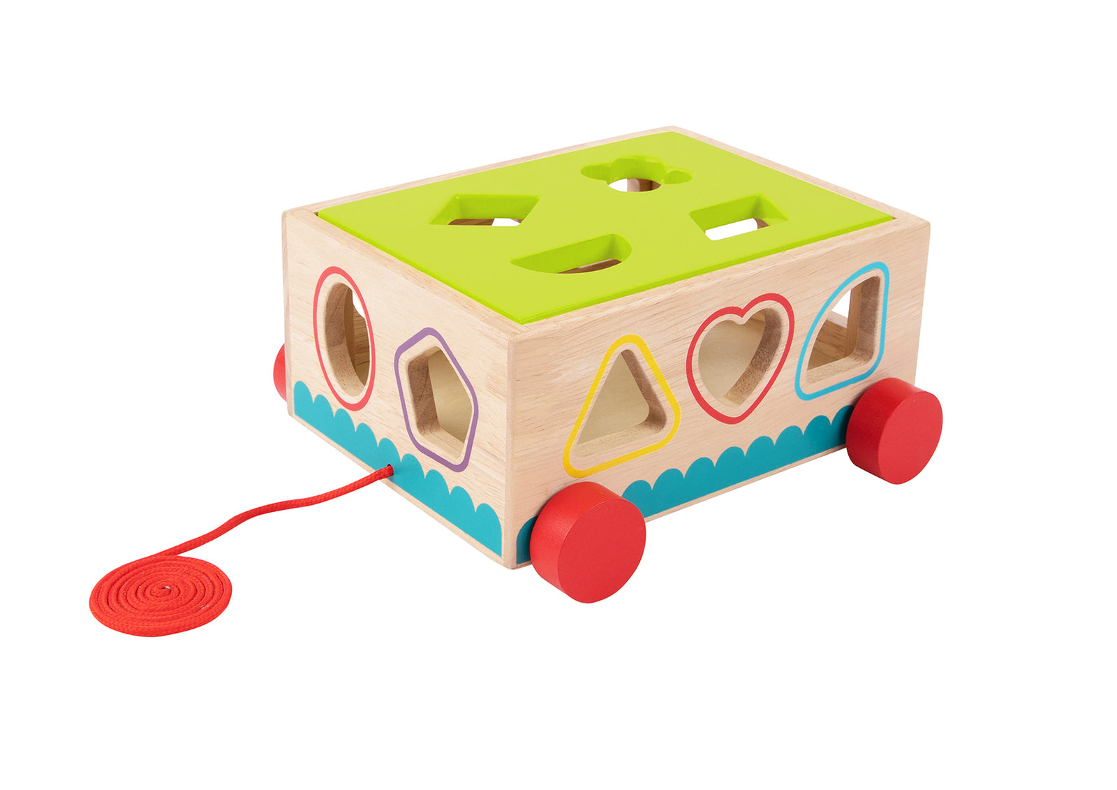 Tooky Toy Shape Sorter Cart