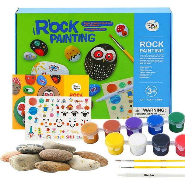 Jar Melo Rock Painting Kit 3 Years+ Creative Art Non