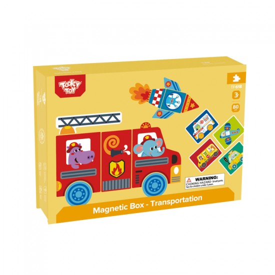 Tooky Toy Magnetic Box Means Of Transport