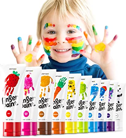 Jar Melo Finger Paint Set 10 Colours