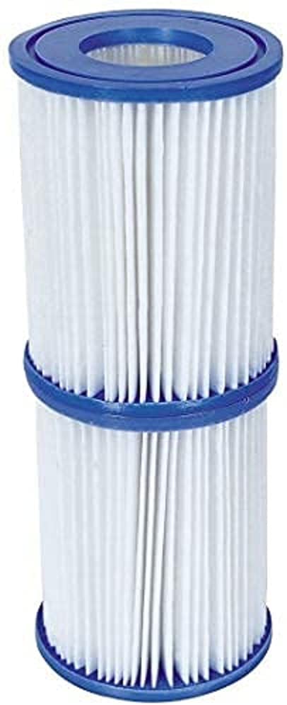 Bestway Size II Filter Cartridges For Pools & Lay Z Spas White & Blue 58094