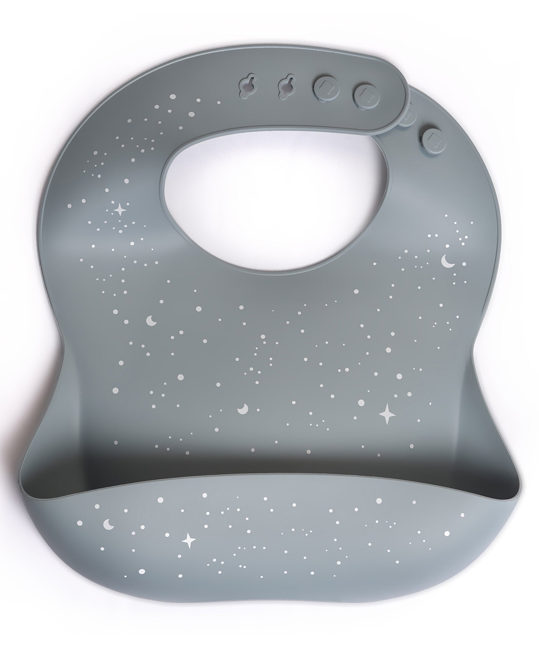 Milk It Baby Printed Bib Stardust Blue Food Grade Silicone Bib | Baby Products | Halabh.com