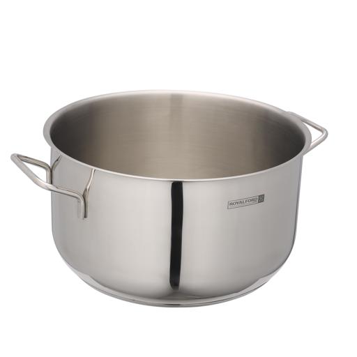 Royalford 30cm Stainless Steel Casserole With Lid Non Stick Silver