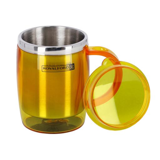 Royalford 14 Oz Travel Mug Orange