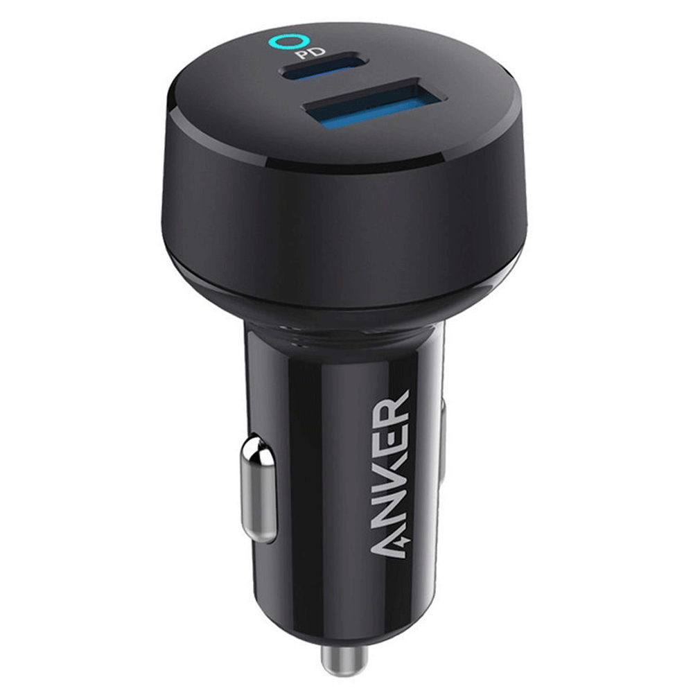 Anker Powerdrive Classic Pd 2 With C To Lightning Cable Black