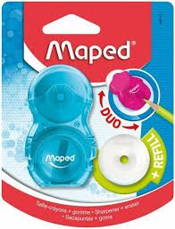 Maped Loopy 1H Sharpener Eraser Soft Touch Bls 1pc MD-049120