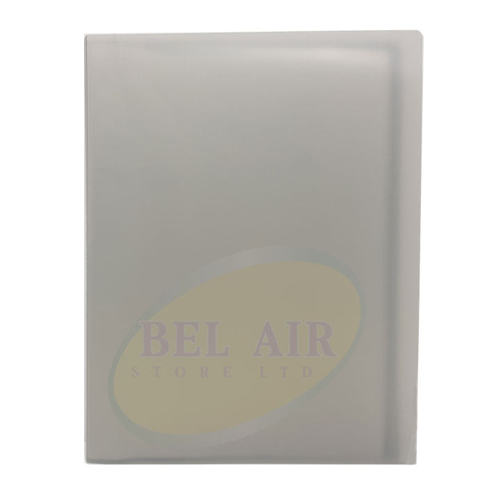 Foldermate Clear File A4 Grey 20 Pockets