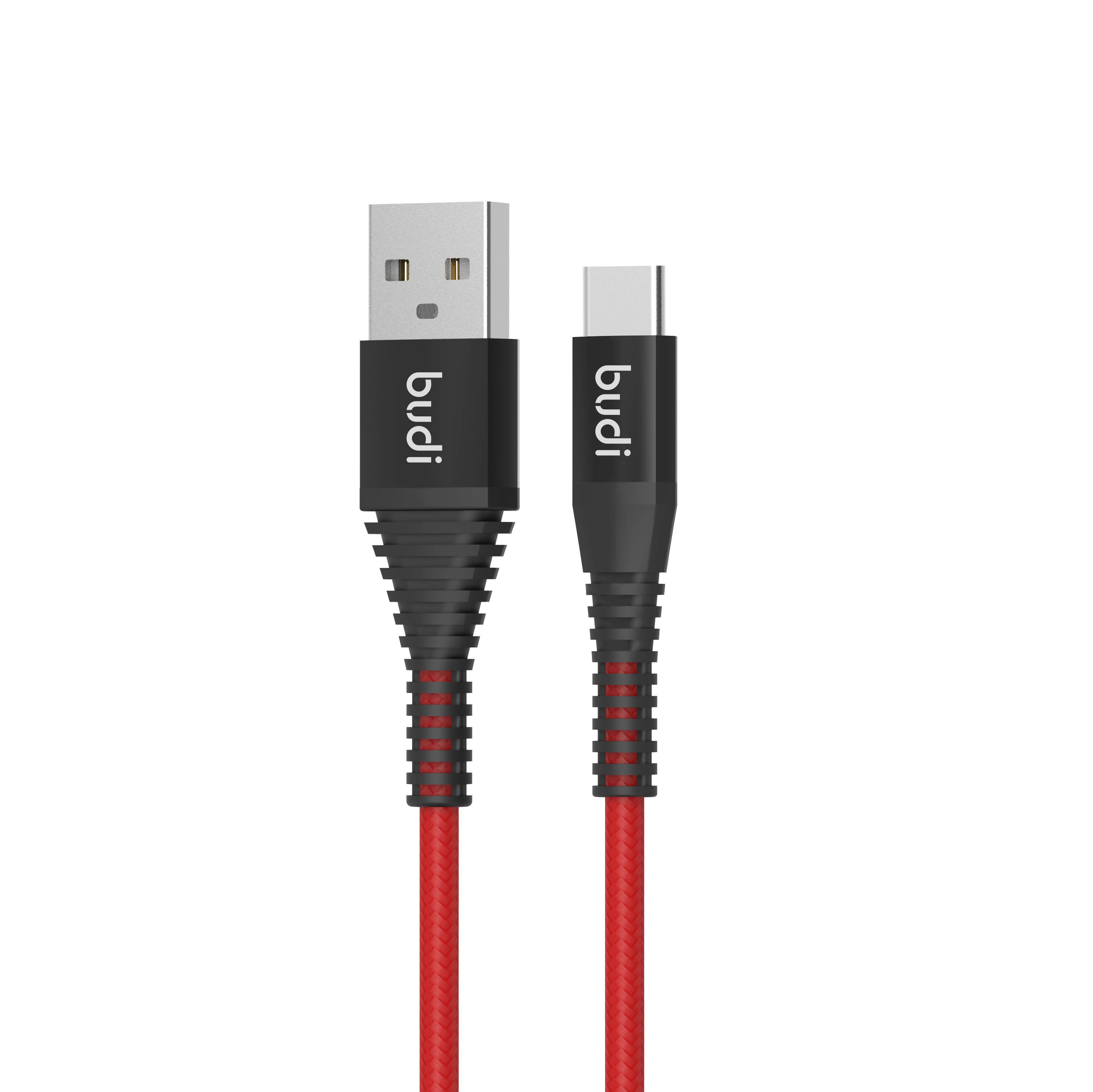 Budi Fast Charging Cable Red & Black