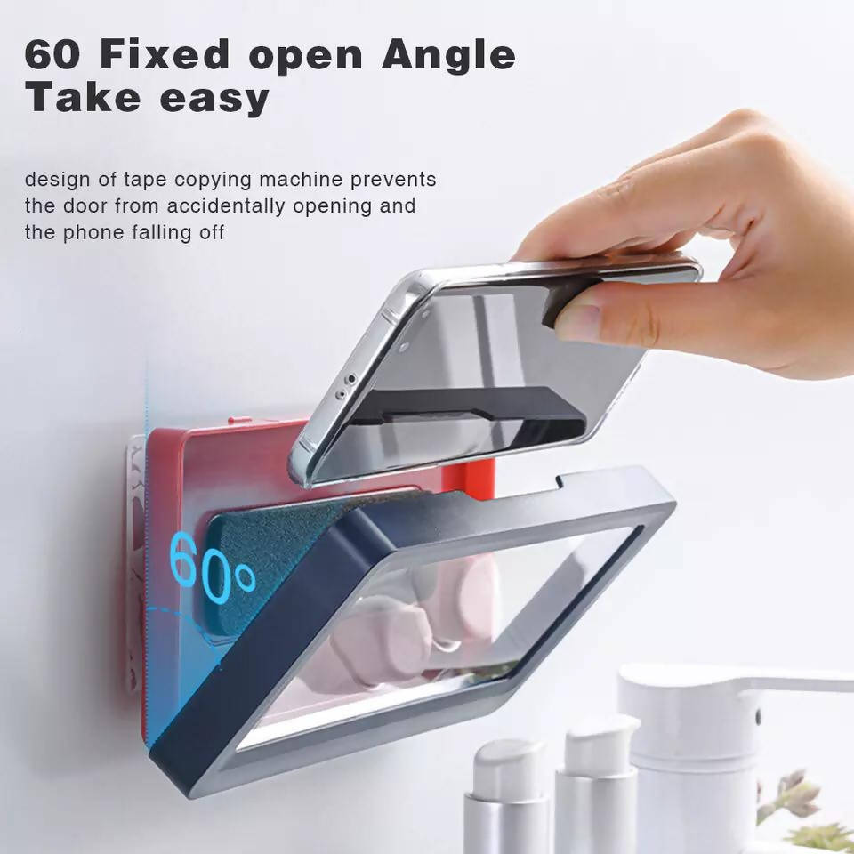 Waterproof Phone Case Bathroom Wall Mounted