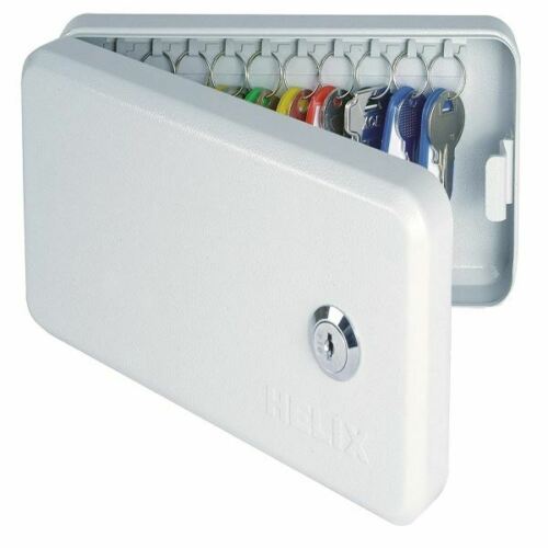 Helix Standard Key Cabinet 20 Key Capacity White