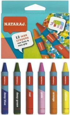 Nataraj Crayons 16 Color Wax Crayons Multicolor