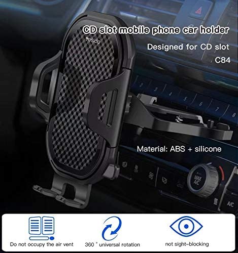 Yesido Car Holder Combinationcd Slot And Air Vent Clip - C84