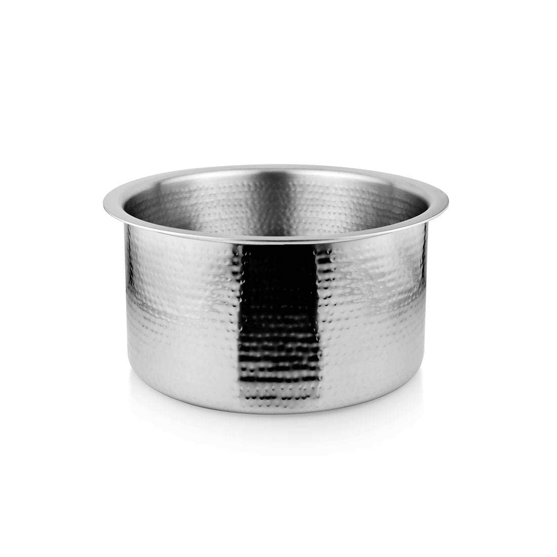 Buy Hammered Pot 1.7L Stainless Steel Tope Set | Best Tope Set | Halabh