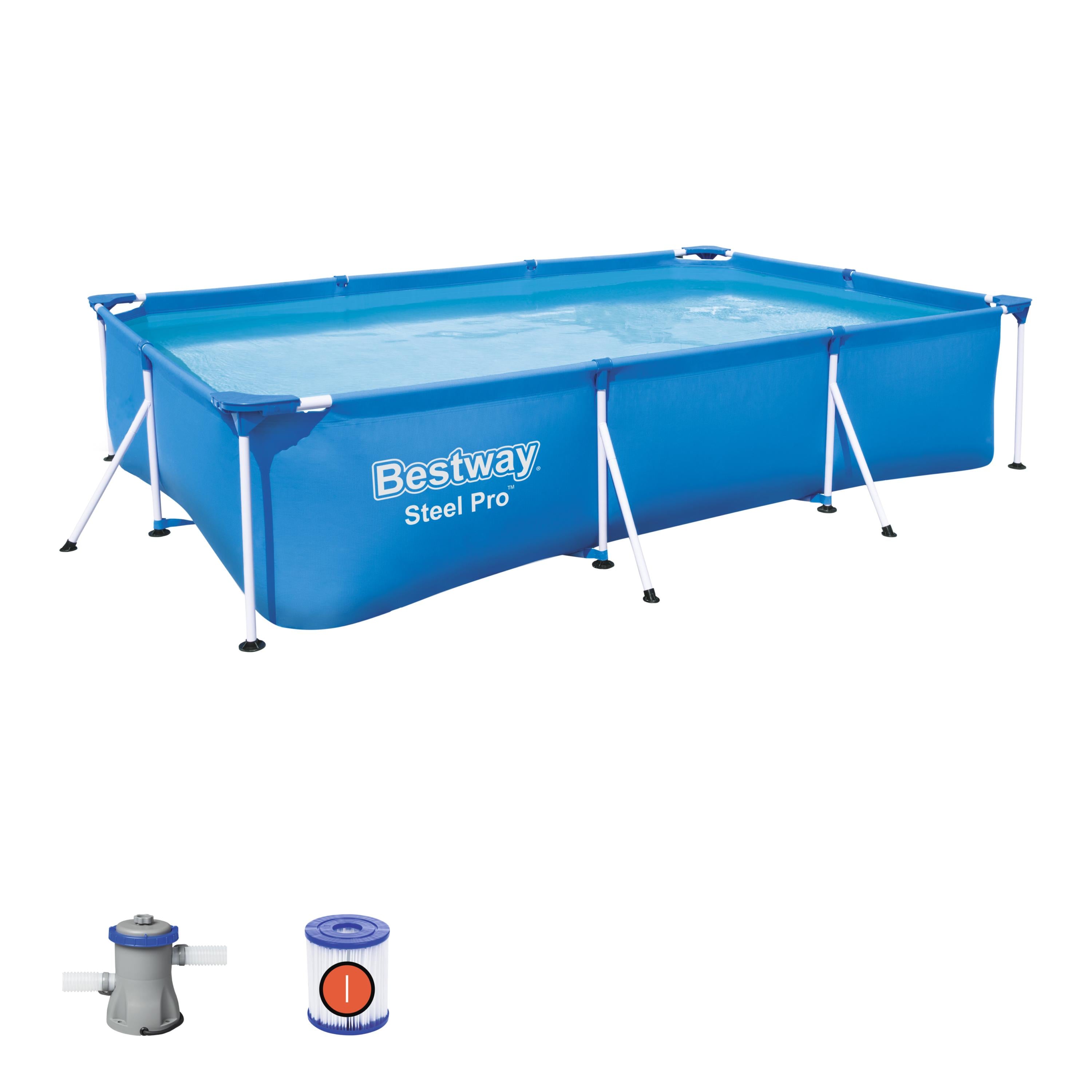 Bestway Steel Pro Rectangular Above Ground Pool