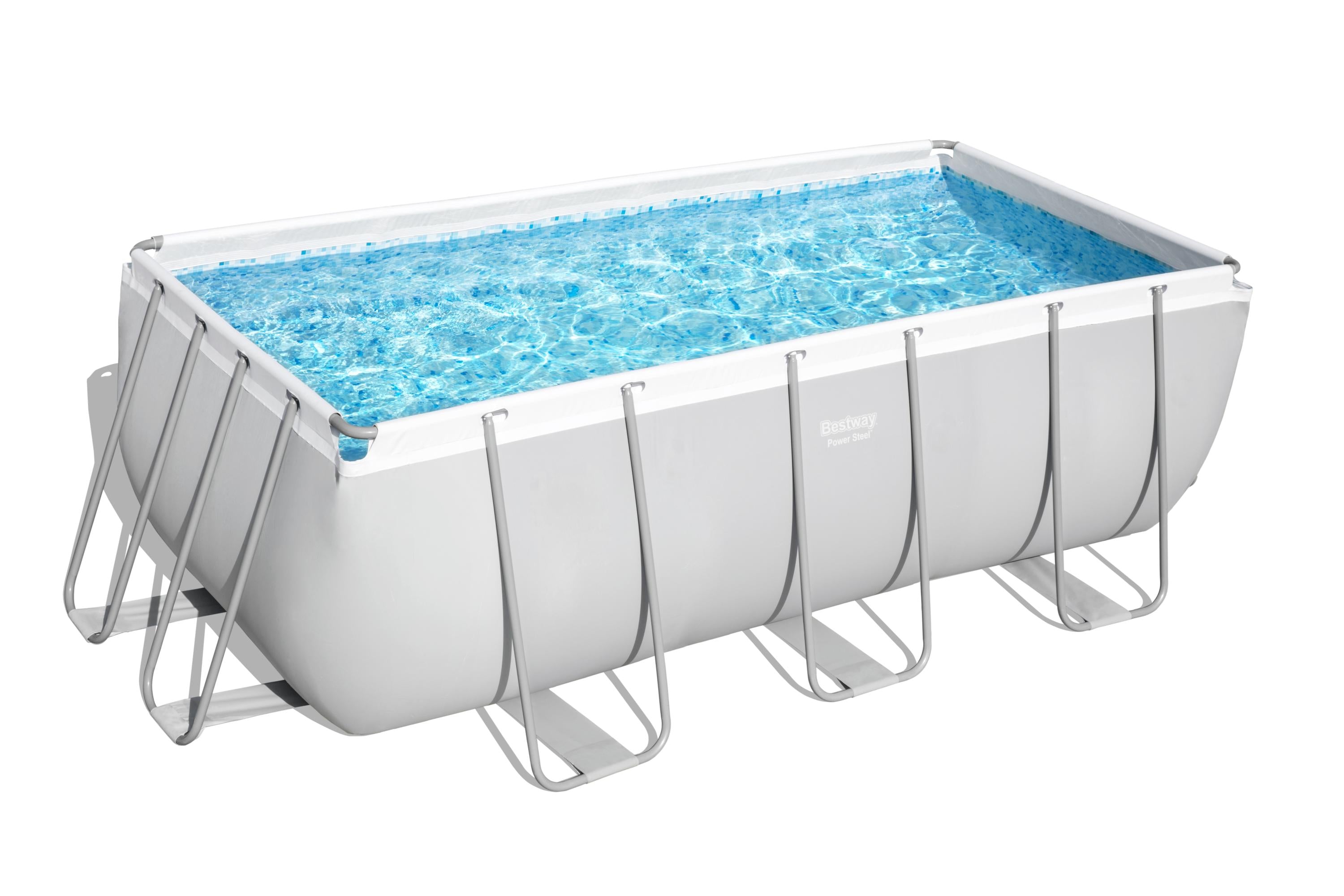 Bestway Rectangular Above Ground Pool Power Steel