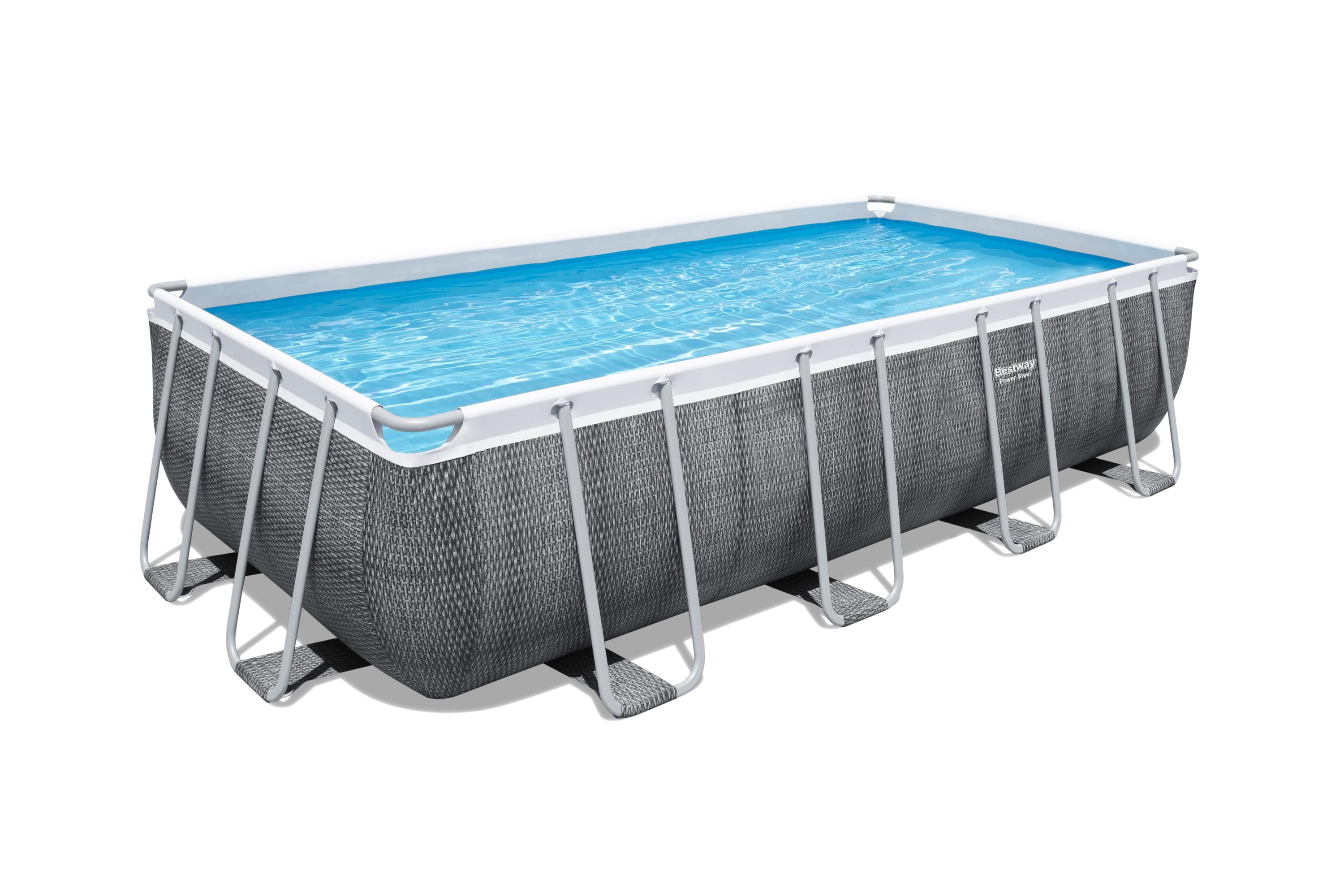 Bestway Metal Frame Swimming Pool Above Ground Power Steel